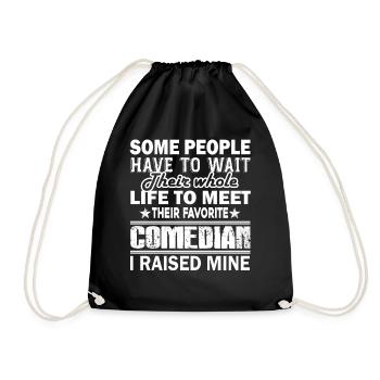 Comedian Proud Comedian Parent - Drawstring Bag - black - Front