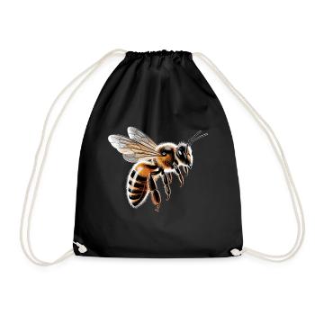 abeilles apiculteur miel apiculteur abeilles abeille mignonne - Sac de sport léger - noir - Devant