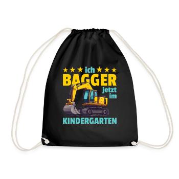 Je suis un enfant de maternelle maternelle licorne - Sac de sport léger - noir - Devant