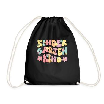 Je suis un enfant de maternelle maternelle licorne - Sac de sport léger - noir - Devant