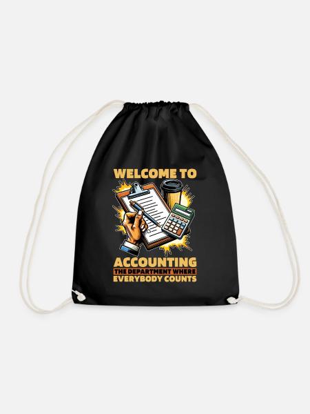 Comptabilité Bienvenue à la comptabilité Le comptable - Sac de sport léger - noir