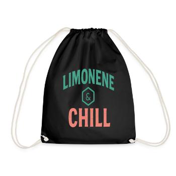 Limonen & Chill Citrus Vibes - Turnbeutel - Schwarz - Vorne
