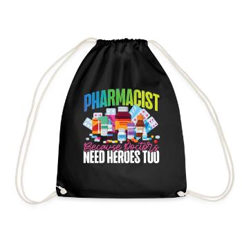 Pharmacy Tech Technician - Turnbeutel - Schwarz - Vorne