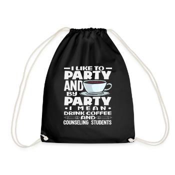 Conseiller scolaire Fête et conseil - Sac de sport léger - noir - Devant