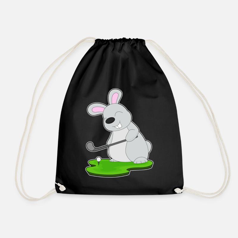 Hase Golf Golfschläger - Turnbeutel - Schwarz
