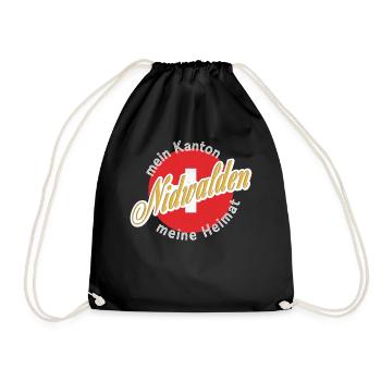 Mon cadeau pour la maison à Nidwald - Sac de sport léger - noir - Devant