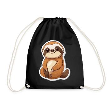 Paresse - Sac de sport léger - noir - Devant