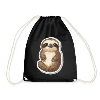 Paresse - Sac de sport léger - noir - Devant