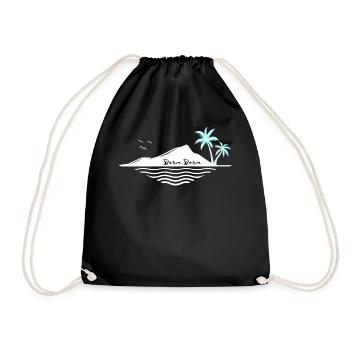 Île de Bora Bora Dream Beach Palmiers Mer Souvenir - Sac de sport léger - noir - Devant