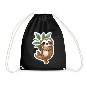 Paresse - Sac de sport léger - noir - Devant