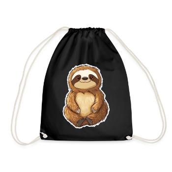 Paresse - Sac de sport léger - noir - Devant
