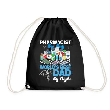 Technicien en pharmacie - Sac de sport léger - noir - Devant