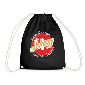 My home Schwyz gift - Drawstring Bag - black - Front