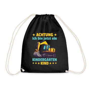 Je suis un enfant de maternelle maternelle licorne - Sac de sport léger - noir - Devant