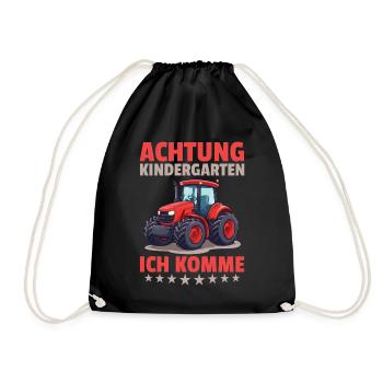 Je suis un enfant de maternelle maternelle licorne - Sac de sport léger - noir - Devant