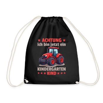 Je suis un enfant de maternelle maternelle licorne - Sac de sport léger - noir - Devant