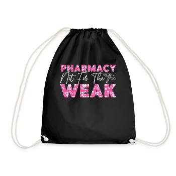 Pharmacy Tech Technician - Drawstring Bag - black - Front