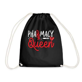 Pharmacy Tech Technician - Drawstring Bag - black - Front
