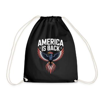 L’Amérique est de retour - Sac de sport léger - noir - Devant