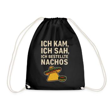 Je suis venu, j’ai vu, j’ai commandé une chemise Nachos - Sac de sport léger - noir - Devant