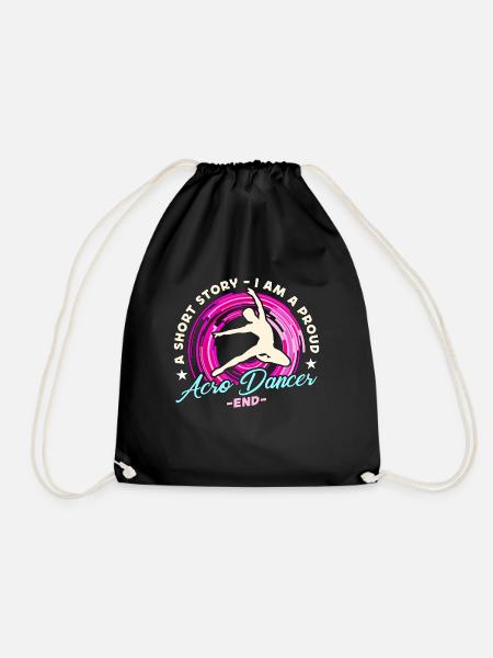 Acro Dancer A Short Story I Am A Dance Teacher - Turnbeutel - Schwarz