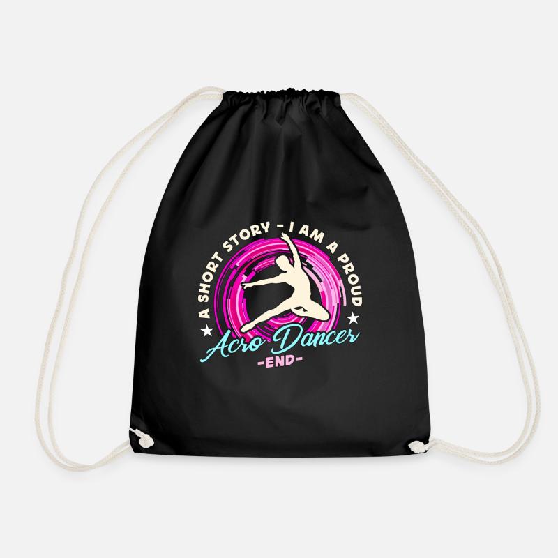 Acro Dancer A Short Story I Am A Dance Teacher - Turnbeutel - Schwarz