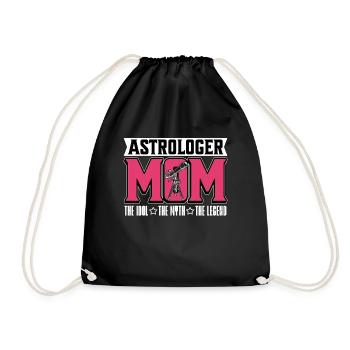Astrologue Maman L’idole Le mythe Le lecteur de tarot - Sac de sport léger - noir - Devant