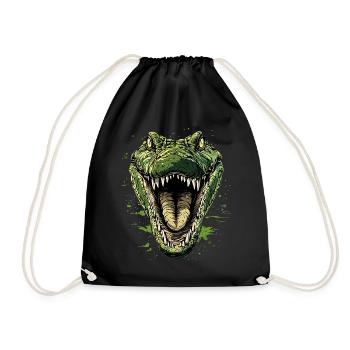 Crocodile Alligator Reptile Crocodile Love Crocodiles - Sac de sport léger - noir - Devant