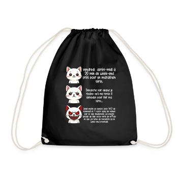 Bing Watcher en série - Humour cinéma - Sac de sport léger - noir - Devant