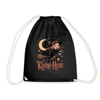 Kleine Hexe – Magisch und süß - Turnbeutel - Schwarz - Vorne