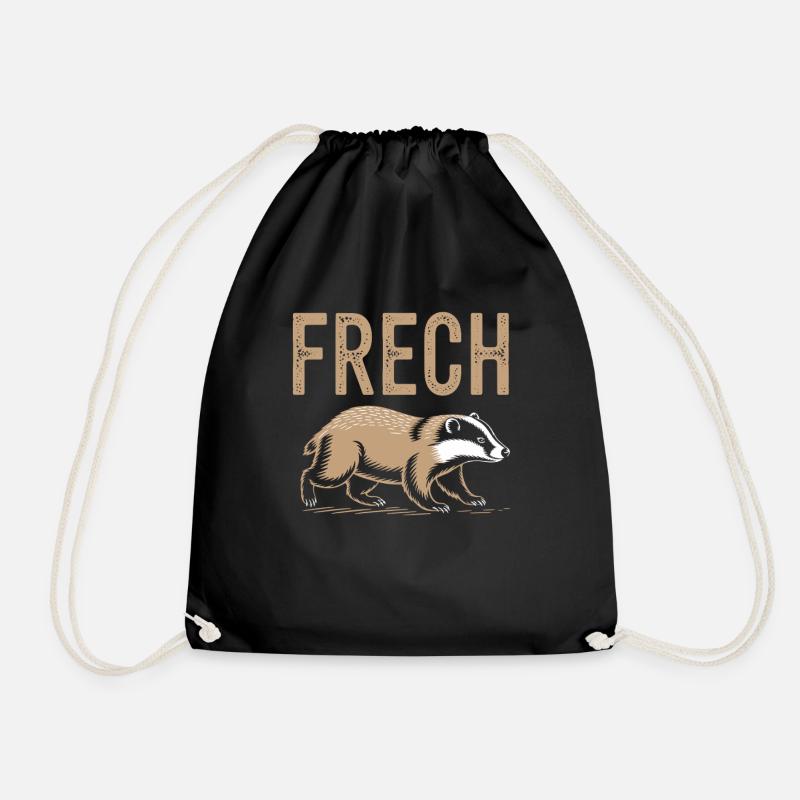 Frechdachs - Turnbeutel - Schwarz