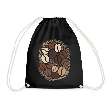 Café en grains L’élégance pour les amoureux - Sac de sport léger - noir - Devant