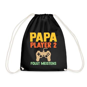 Père Équipe Papa - Sac de sport léger - noir - Devant