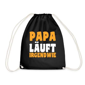 Père Équipe Papa - Sac de sport léger - noir - Devant