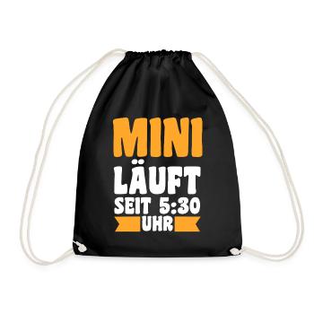 Fille Fils - Sac de sport léger - noir - Devant