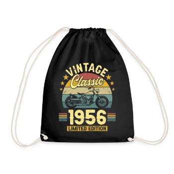 1956 Motard 70 Ans Anniversaire Homme - Sac de sport léger - noir - Devant