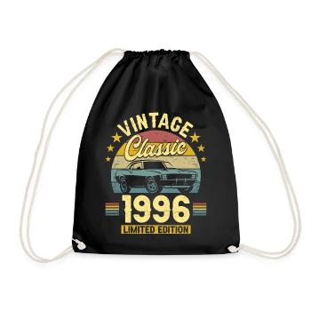 1996 Voiture 30 Ans Anniversaire Homme - Sac de sport léger - noir - Devant