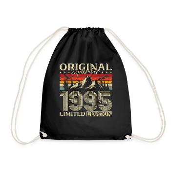 30ème Anniversaire Millésime Septembre Millésime 1995 - Sac de sport léger - noir - Devant