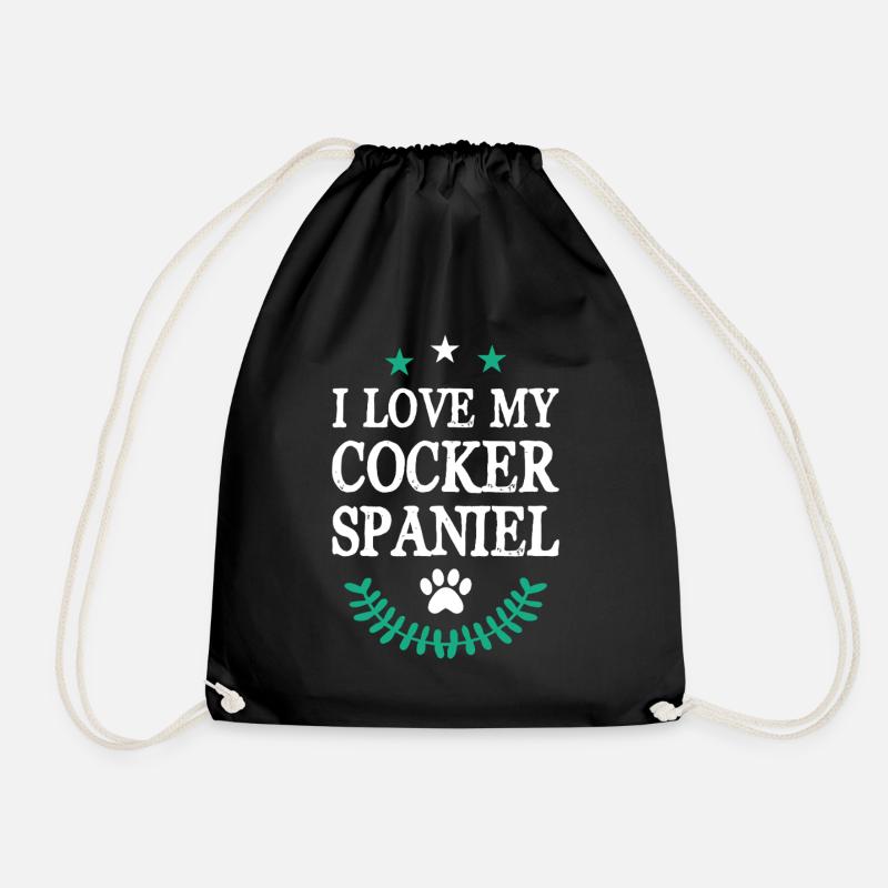 COCKER_SPANIEL - Turnbeutel - Schwarz