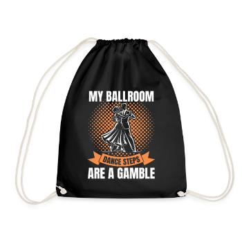 Drôle De Danse Partenaire Ballroom Design Hommes Femmes - Sac de sport léger - noir - Devant