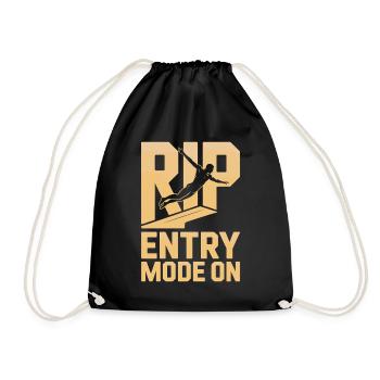Plongeoir - Sac de sport léger - noir - Devant