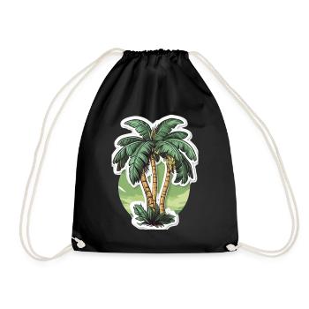 Palmier - Sac de sport léger - noir - Devant