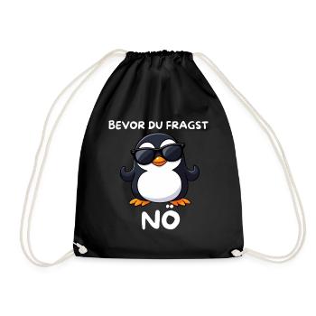 Pingouin aux lunettes de soleil Basse-Autriche - Sac de sport léger - noir - Devant