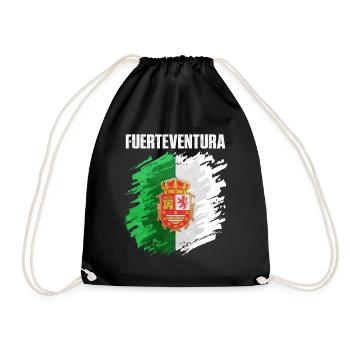 Conception du drapeau de Fuerteventura - Sac de sport léger - noir - Devant