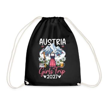 Austria Girls Trip 2027 - Turnbeutel - Schwarz - Vorne