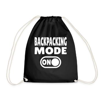 Mode sac à dos sur l'aventure et le style de vie des voyages - Sac de sport léger - noir - Devant