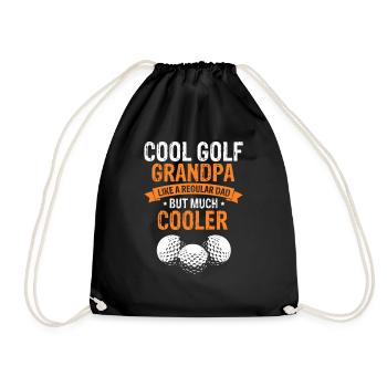 All I Want Is Golf Beer and Peaceful Fairway Days - Turnbeutel - Schwarz - Vorne