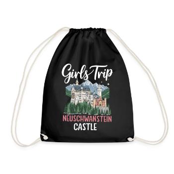 Girls Trip Neuschwanstein Castle - Turnbeutel - Schwarz - Vorne