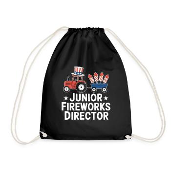Directeur de feux d’artifice junior 4 juillet - Sac de sport léger - noir - Devant