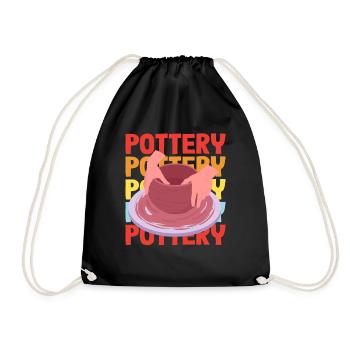 Passionné de céramique : amateur d'art potier - Sac de sport léger - noir - Devant